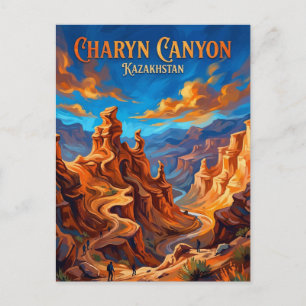 Carte Postale Canyon de Charyn Kazakhstan