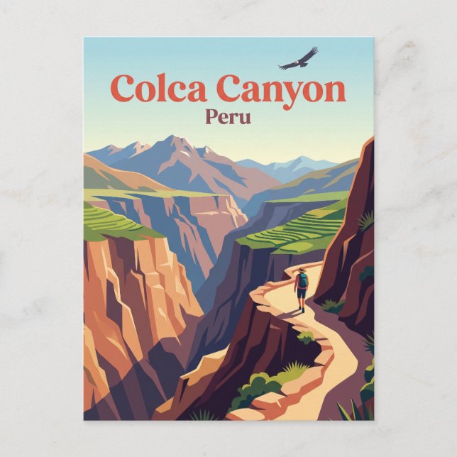Carte Postale Canyon de Colca Pérou (Devant)