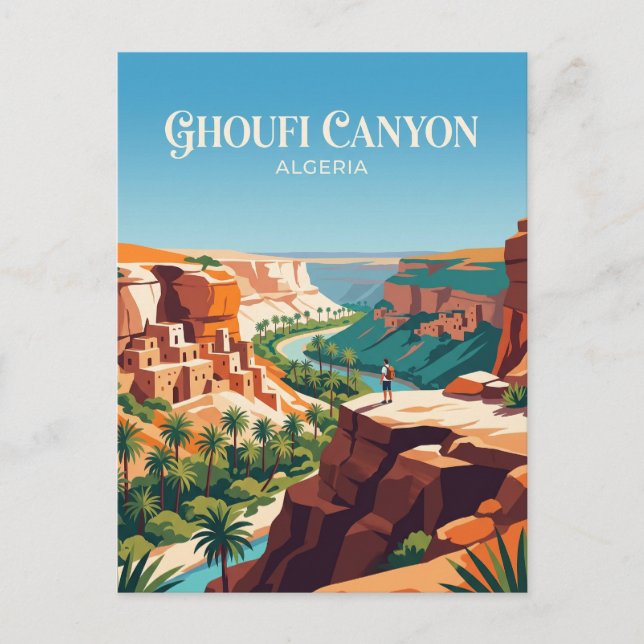 Carte Postale Canyon de Ghoufi Algérie (Devant)