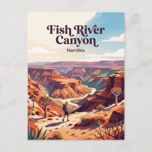 Carte Postale Canyon de la rivière Fish Namibie