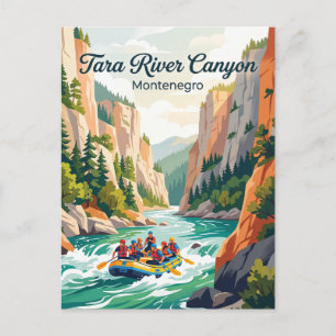 Carte Postale Canyon de la rivière Tara, Monténégro