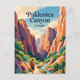 Carte Postale Canyon de Paklenica Croatie