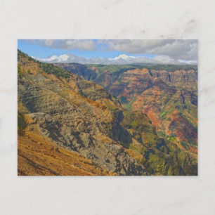 Carte Postale Canyon de Waimea, Kauai, Hawaï