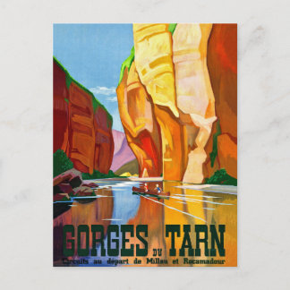 Carte Postale Canyon des Gorges du Tarn, France