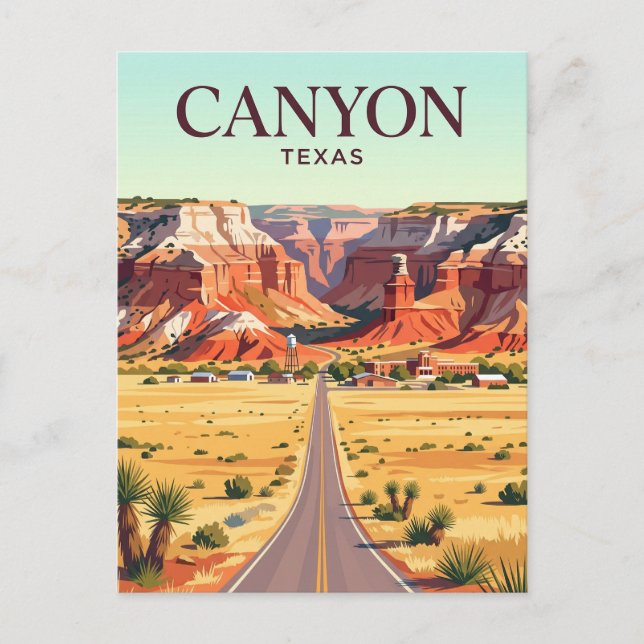 Carte Postale Canyon États-Unis (Devant)