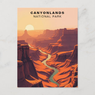 Carte Postale Canyonlands National Park Art États-Unis