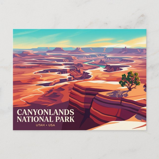 Carte Postale Canyonlands National Park USA (Devant)