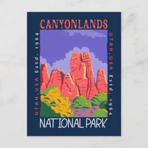 Carte Postale Canyonlands National Park Utah en état de détresse