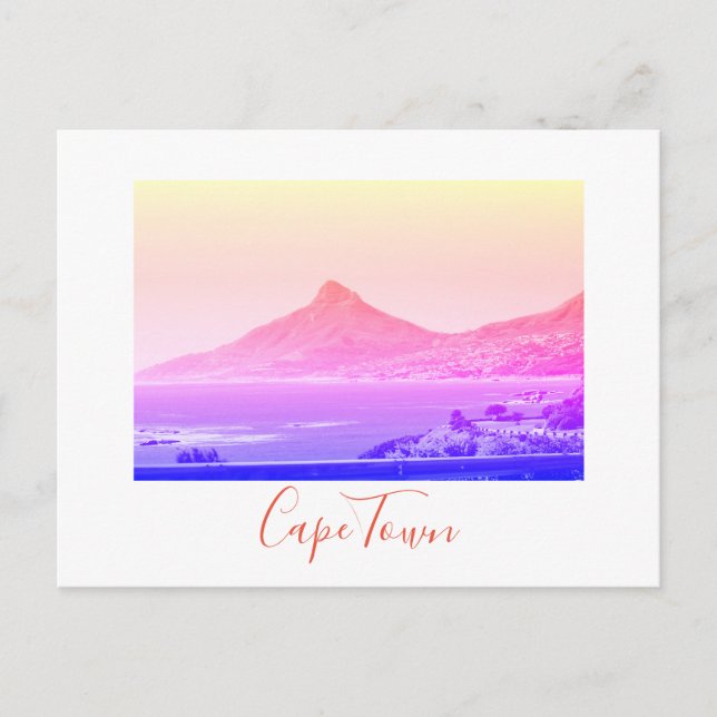 Carte Postale Cap Afrique du Sud Lion's Head Ocean (Devant)