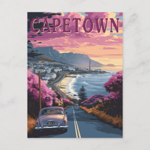 Carte Postale Cap, Afrique du Sud Vintage voyage