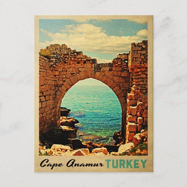 Carte Postale Cap Anamur Turquie (Devant)