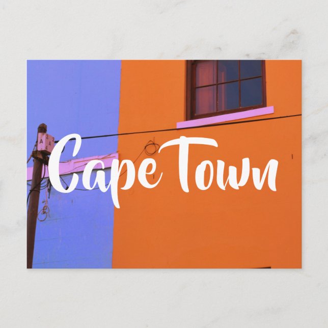 Carte Postale Cap Bo-Kaap Afrique du Sud (Devant)