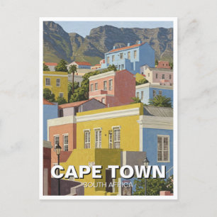 Carte Postale Cap Bo-kaap Afrique du Sud