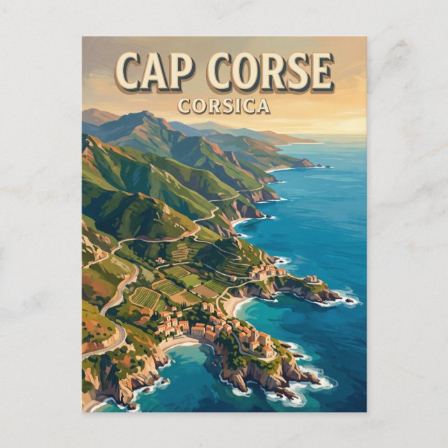 Carte Postale Cap Corse France (Devant)