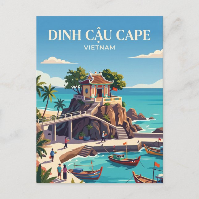 Carte Postale Cap Dinh Cậu Viêt Nam (Devant)