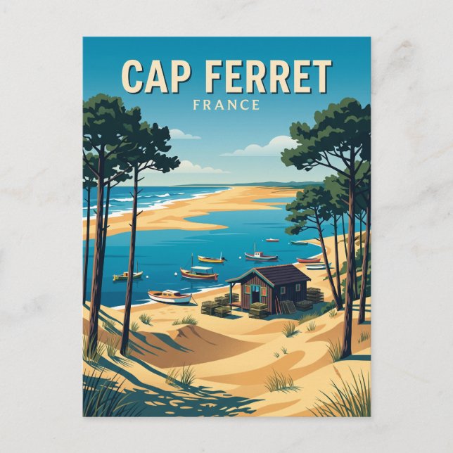 Carte Postale Cap Ferret France (Devant)