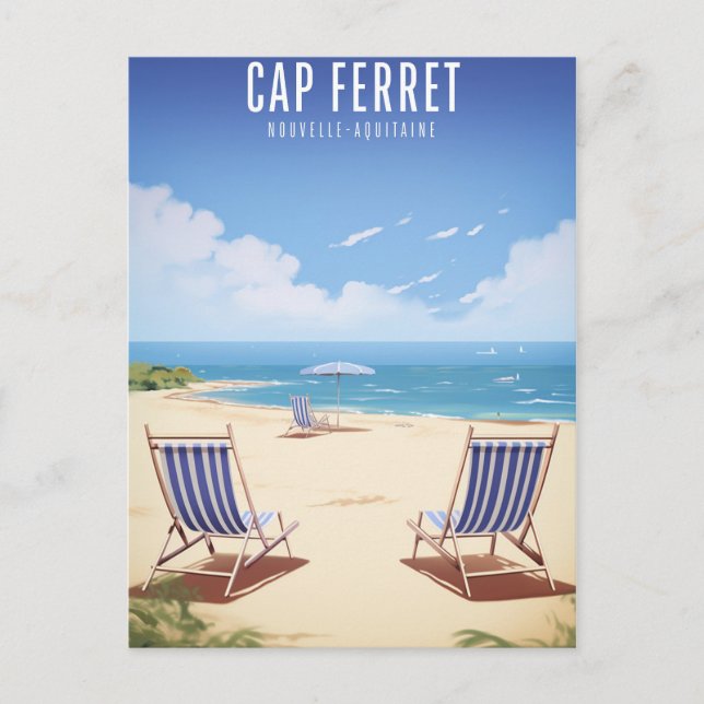 Carte Postale Cap Ferret - poster - Affiche (Devant)