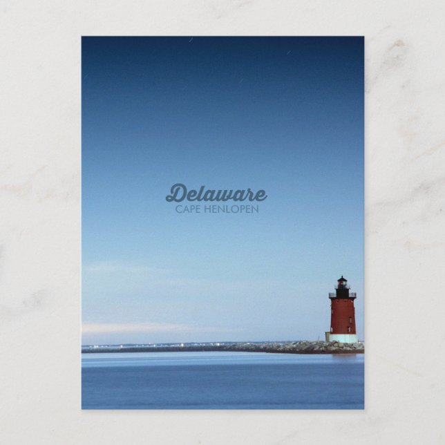Carte Postale Cap Henlopen. (Devant)