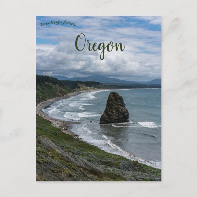 Carte Postale Cap Needle Rock Blanco Oregon (Devant)