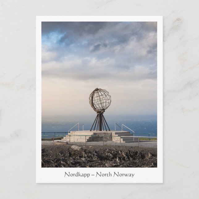 Carte Postale Cap Nord - Nordkapp Norvège (Devant)