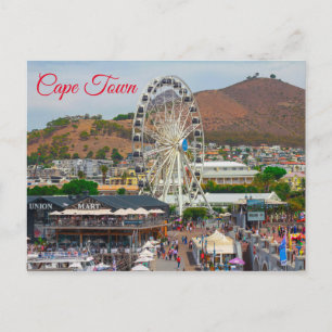 Carte Postale Cap Table Mountain Waterfront Cityscape