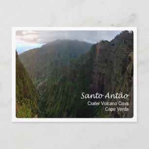 Carte Postale Cap-Vert - Santo Antao - Cratère volcanique de Cov