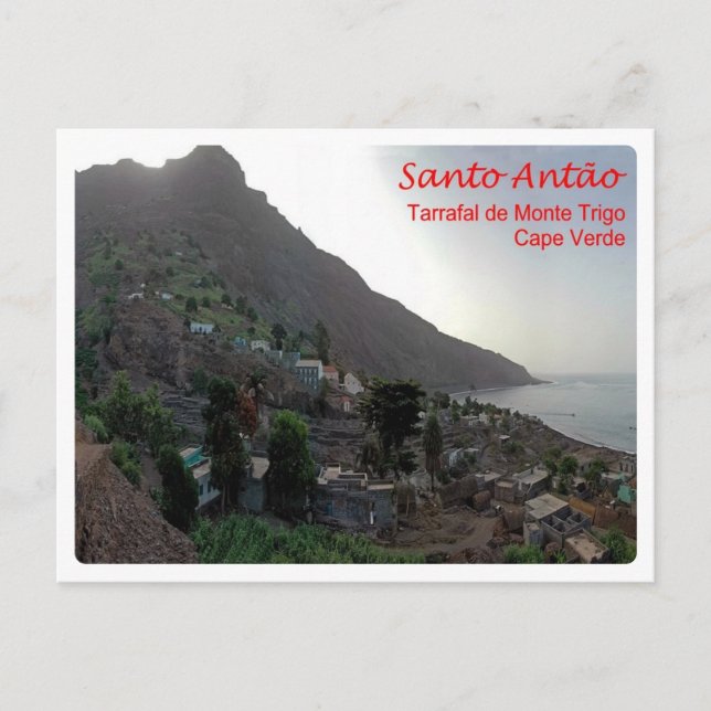 Carte Postale Cap-Vert - Santo Antao - Tarrafal de Monte Trigo (Devant)