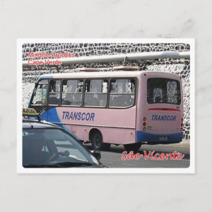 Carte Postale Cap Vert - Sao Vicente - Mindelo Bus -