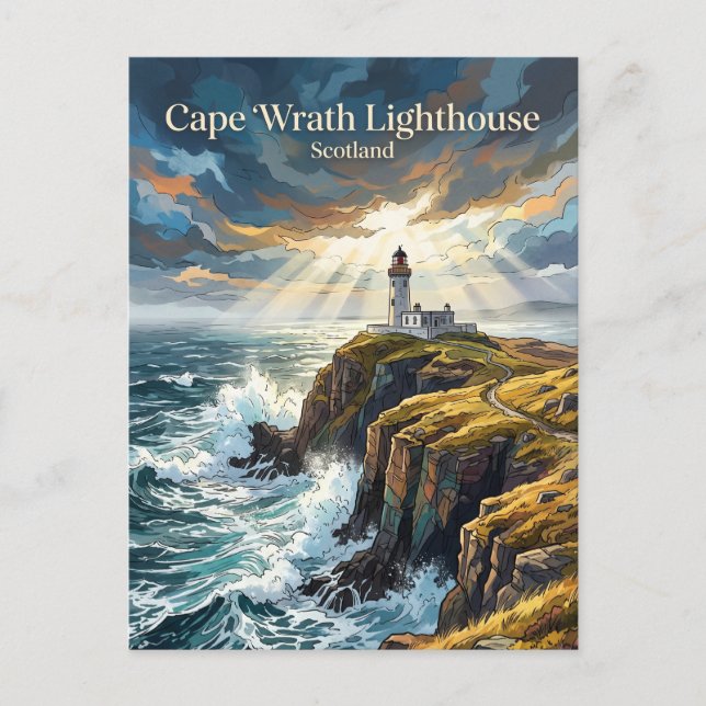 Carte Postale Cap Wrath Écosse (Devant)
