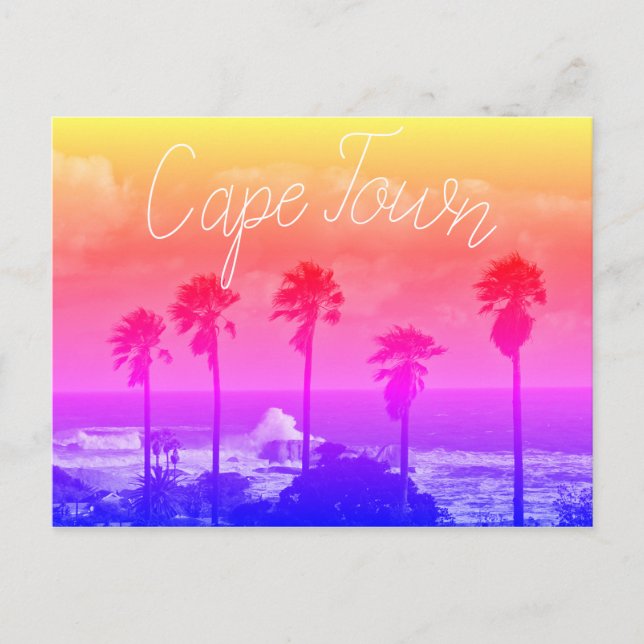 Carte Postale Cap ZA Afrique du Sud Océan Panorama (Devant)
