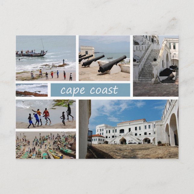 Carte postale Cape Coast (Devant)