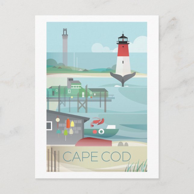 Carte postale Cape Cod (Devant)