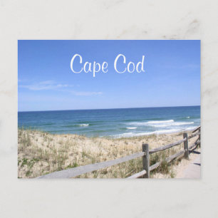 Carte Postale Cape Cod Mass Dunes Beach Ocean Post Card
