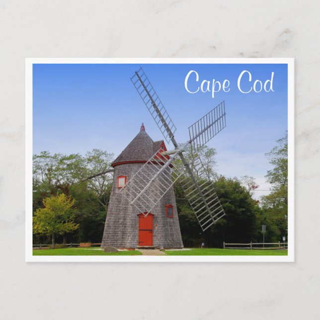 Carte Postale Cape Cod Mass Eastham Wmill Post Card (Devant)