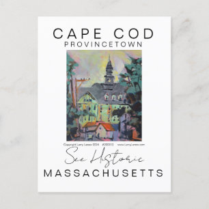 CARTE POSTALE CAPE COD MASSACHUSETTS POSTER DE VOYAGE PITTORESQU