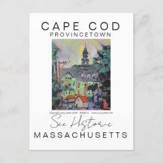 CARTE POSTALE CAPE COD MASSACHUSETTS POSTER DE VOYAGE PITTORESQU