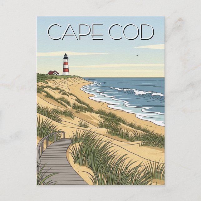 Carte Postale Cape Cod National Seashore Travel (Devant)