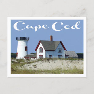Carte Postale Cape Cod, Stage Harbour Light, Chatham MA Post Car