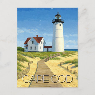 Carte Postale Cape Cod Travel