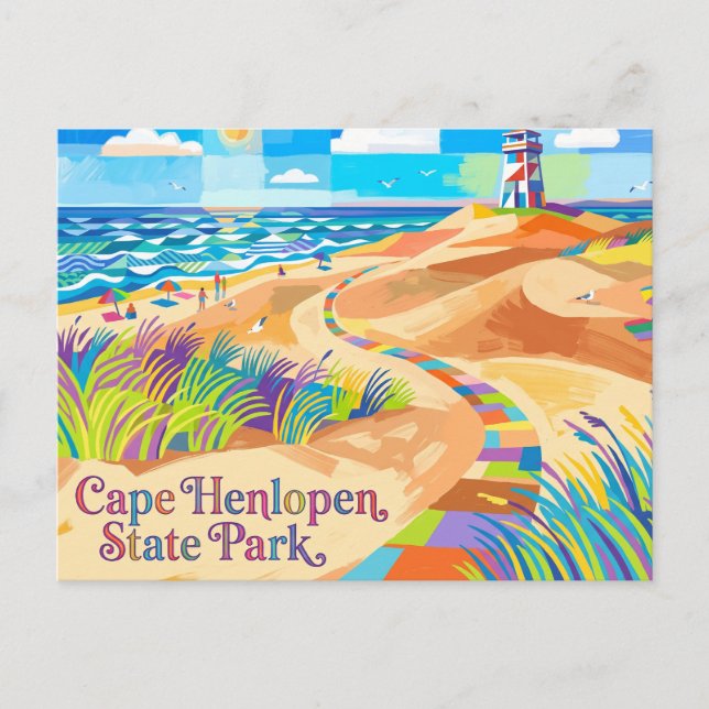 Carte Postale Cape Henlopen State Park États-Unis (Devant)