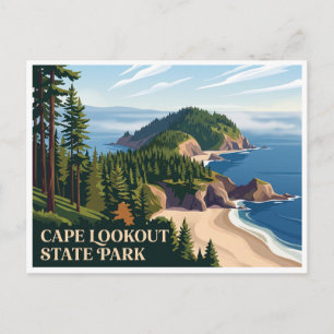 Carte Postale Cape Lookout State Park Tillamook Oregon