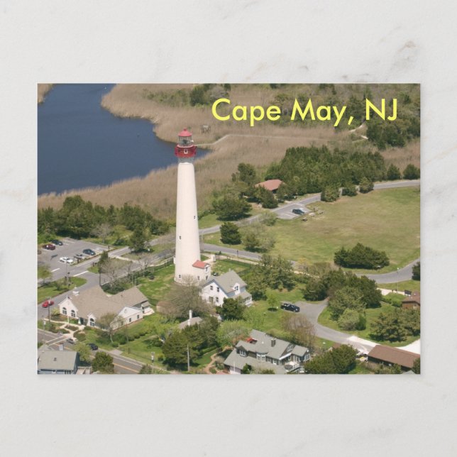 Carte Postale Cape May Lighthouse, Cape May, NJ (Devant)