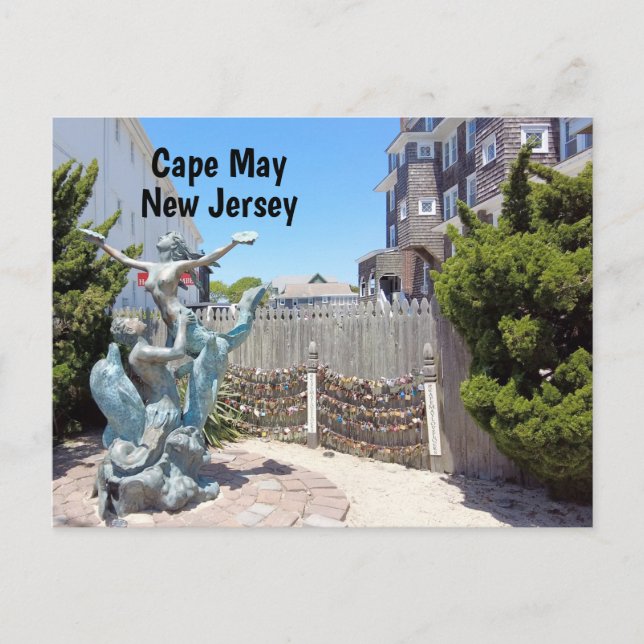 Carte Postale Cape May Love Locks (Devant)