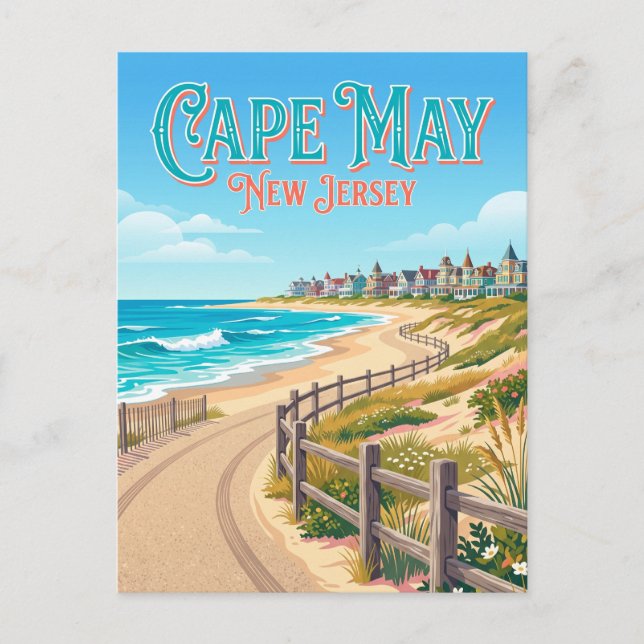 Carte Postale Cape May New Jersey (Devant)