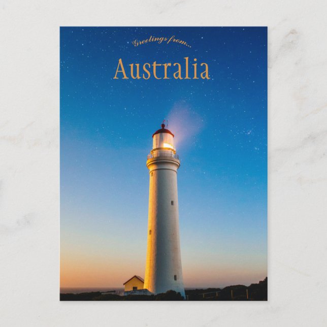 Carte Postale Cape Nelson Lighthouse Victoria Australie (Devant)