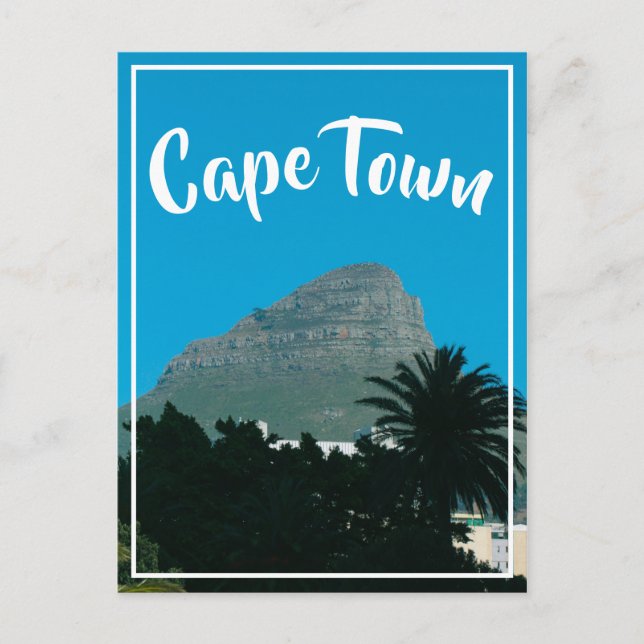 Carte Postale Cape Town Centre Lion's Head South Africa (Devant)