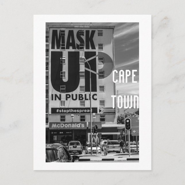 Carte Postale Cape Town Cityscape Architecture Afrique du Sud (Devant)