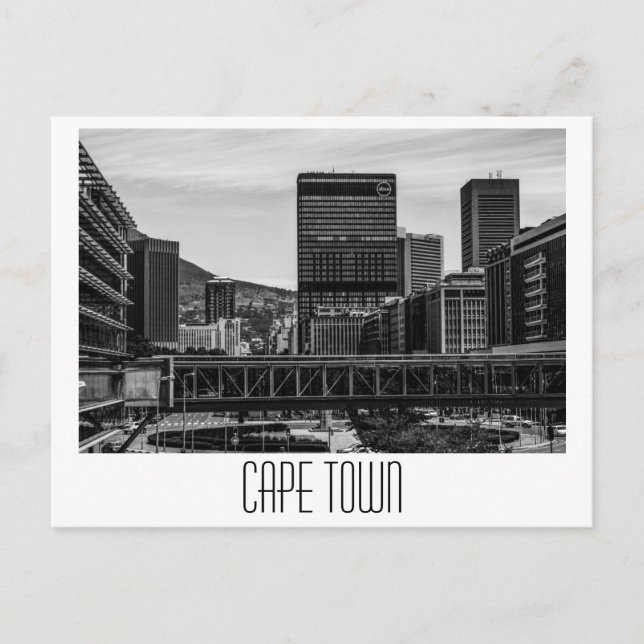Carte Postale Cape Town Cityscape Architecture Afrique du Sud (Devant)