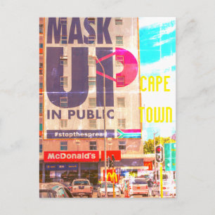 Carte Postale Cape Town Cityscape Architecture Afrique du Sud