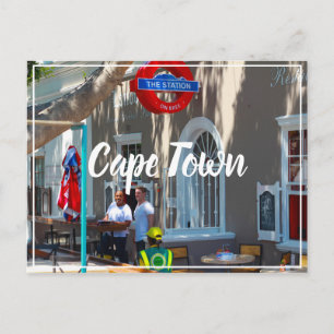 Carte Postale Cape Town Cityscape Street Afrique du Sud